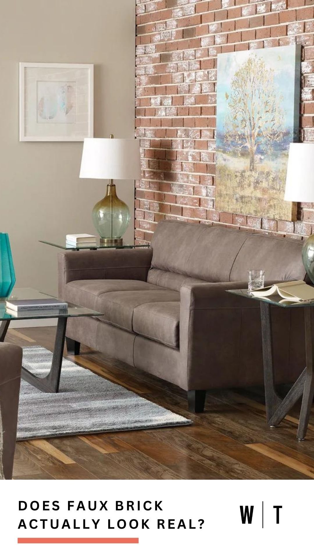 View of Faux Classic Brick panels are the easy brick veneer option that looks ...