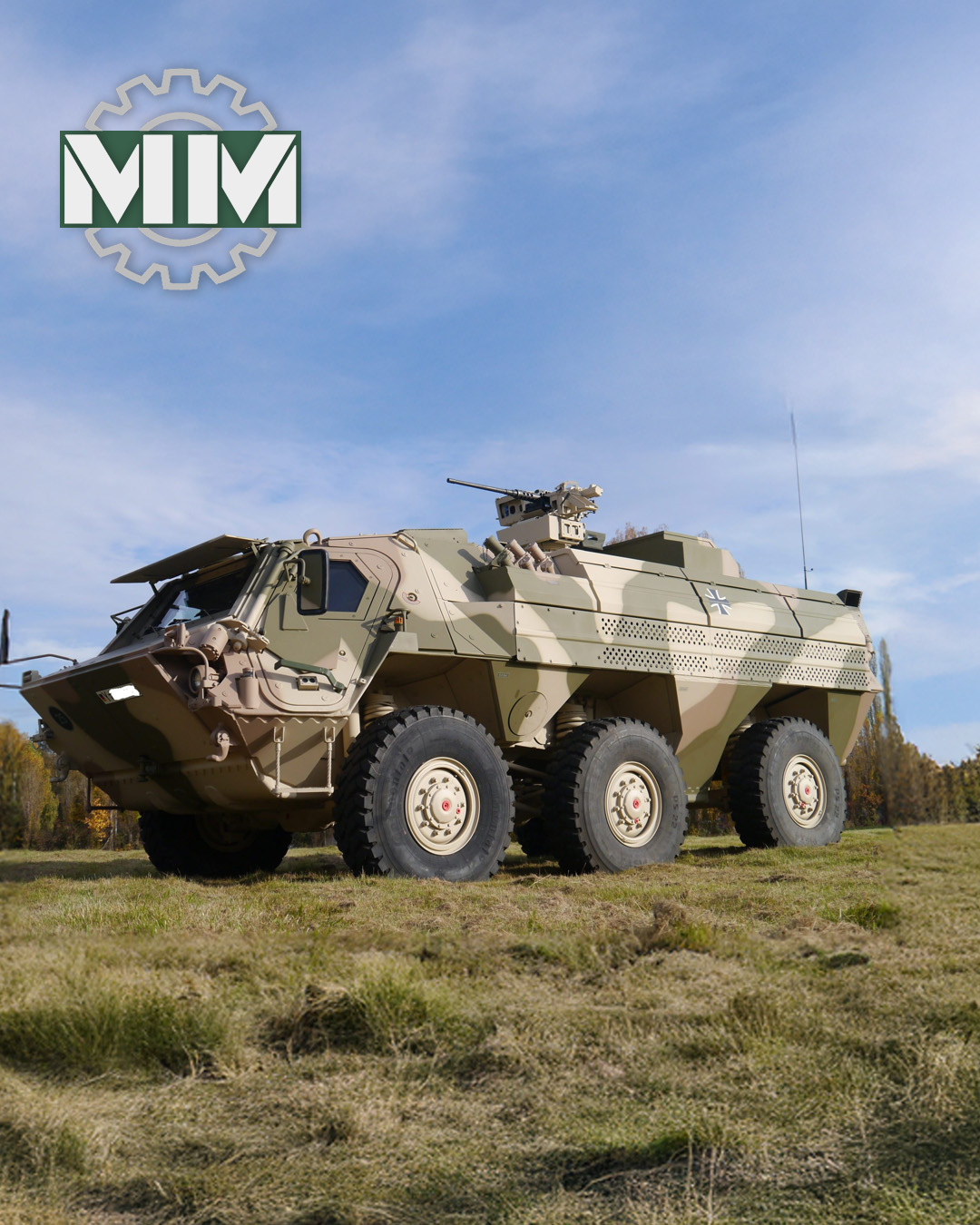 The Transportpanzer Fuchs is a German 6×6 armored vehicle, known