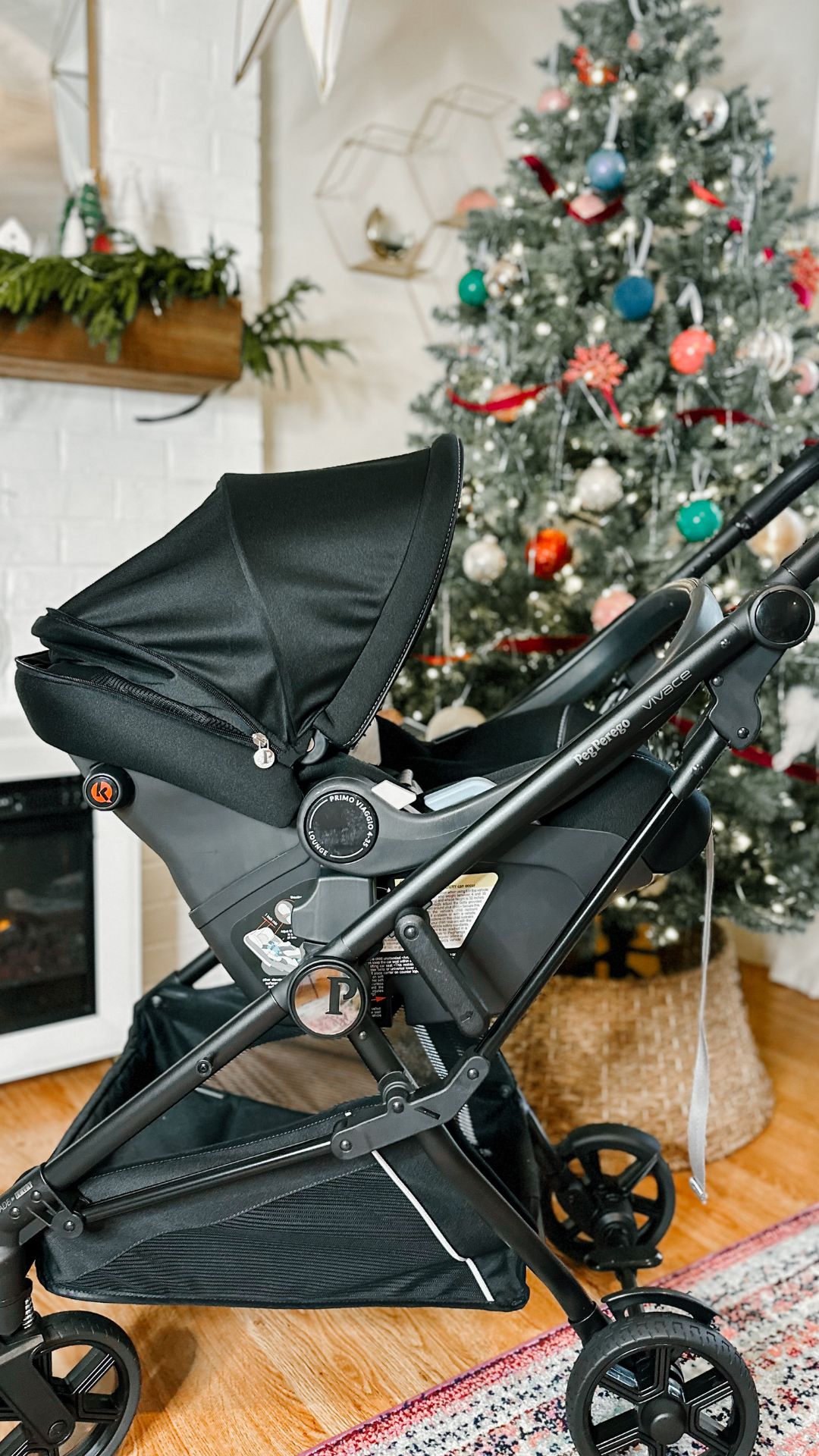 uppababy vista stroller green RumbleSeat V3 - Gwen (Green Mélange | Carbon Frame CL55569 Size:764-4 Double Stroller Donkey Bugaboo certified leather details elevate