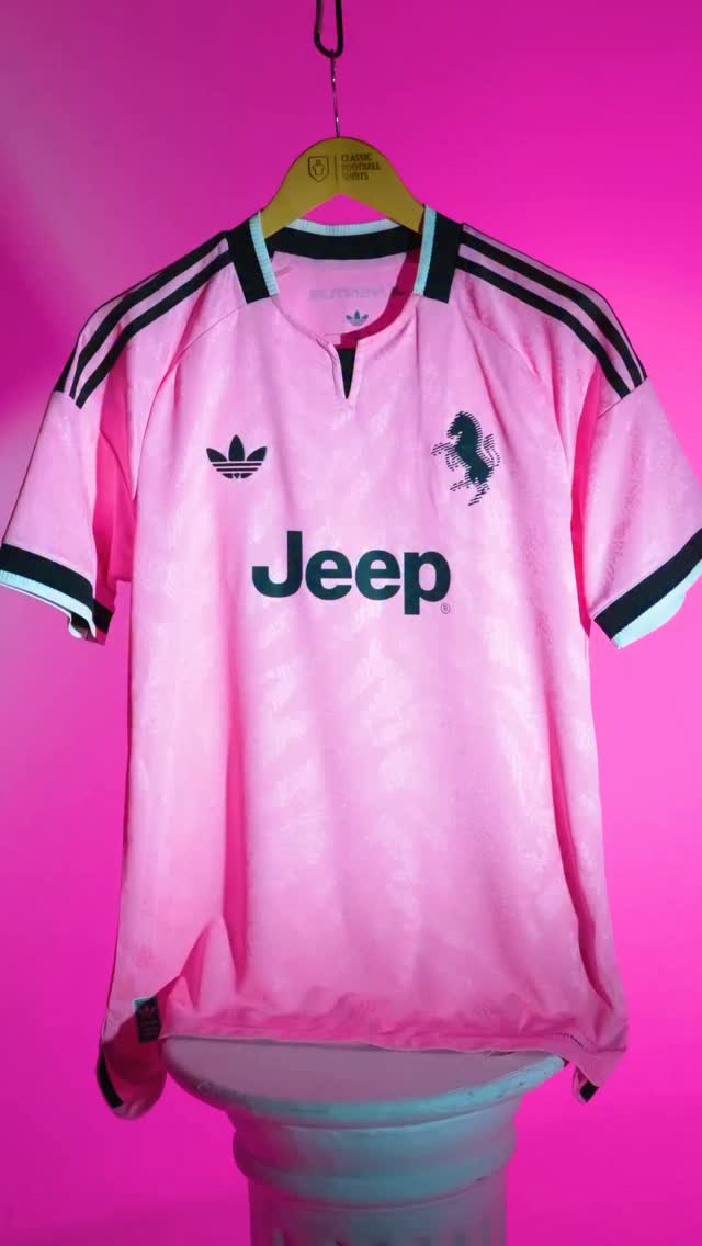 Juventus just released a fashion statement. Back in pink. The
