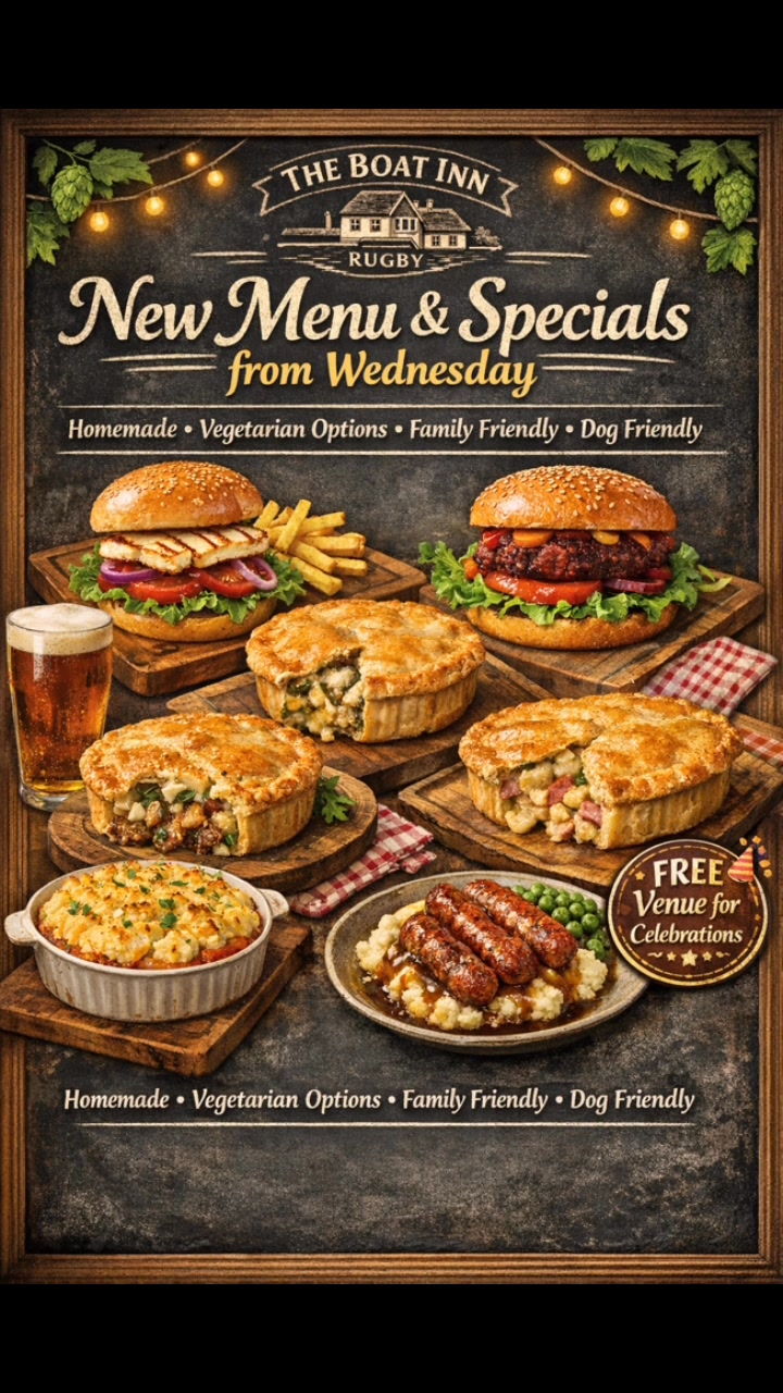 The Boat Inn - 🍽️ Exciting News: New Menu & Weekly... | Facebook