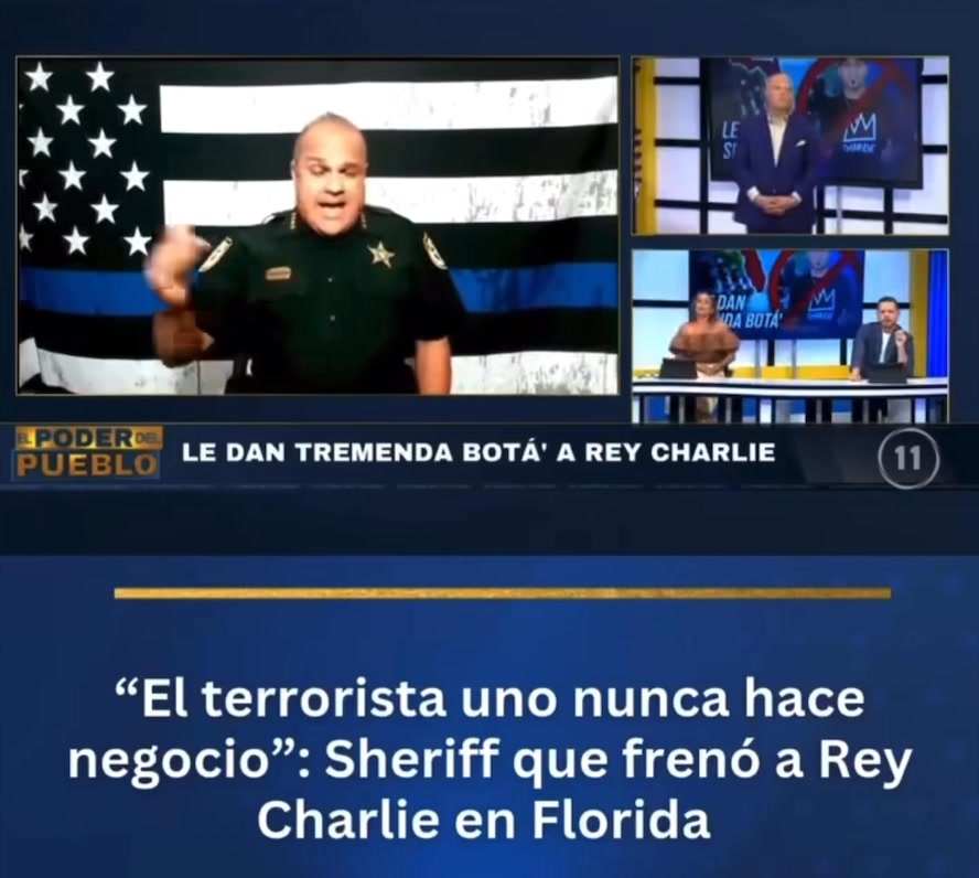 Sheriff Marcos Lopez le dice a Zoé Laboy tú estás allá y yo acá ...