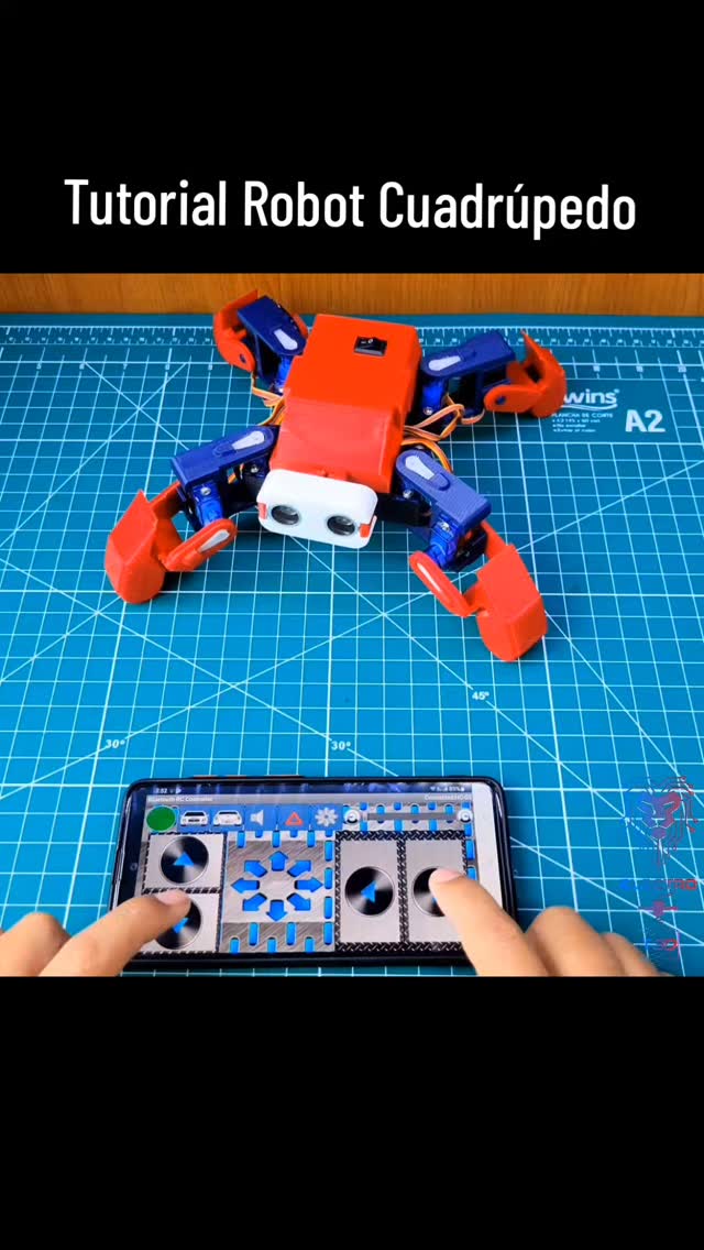 🚀 Primera parte del tutorial del robot cuadrúpedo 🦾 En este video te ...