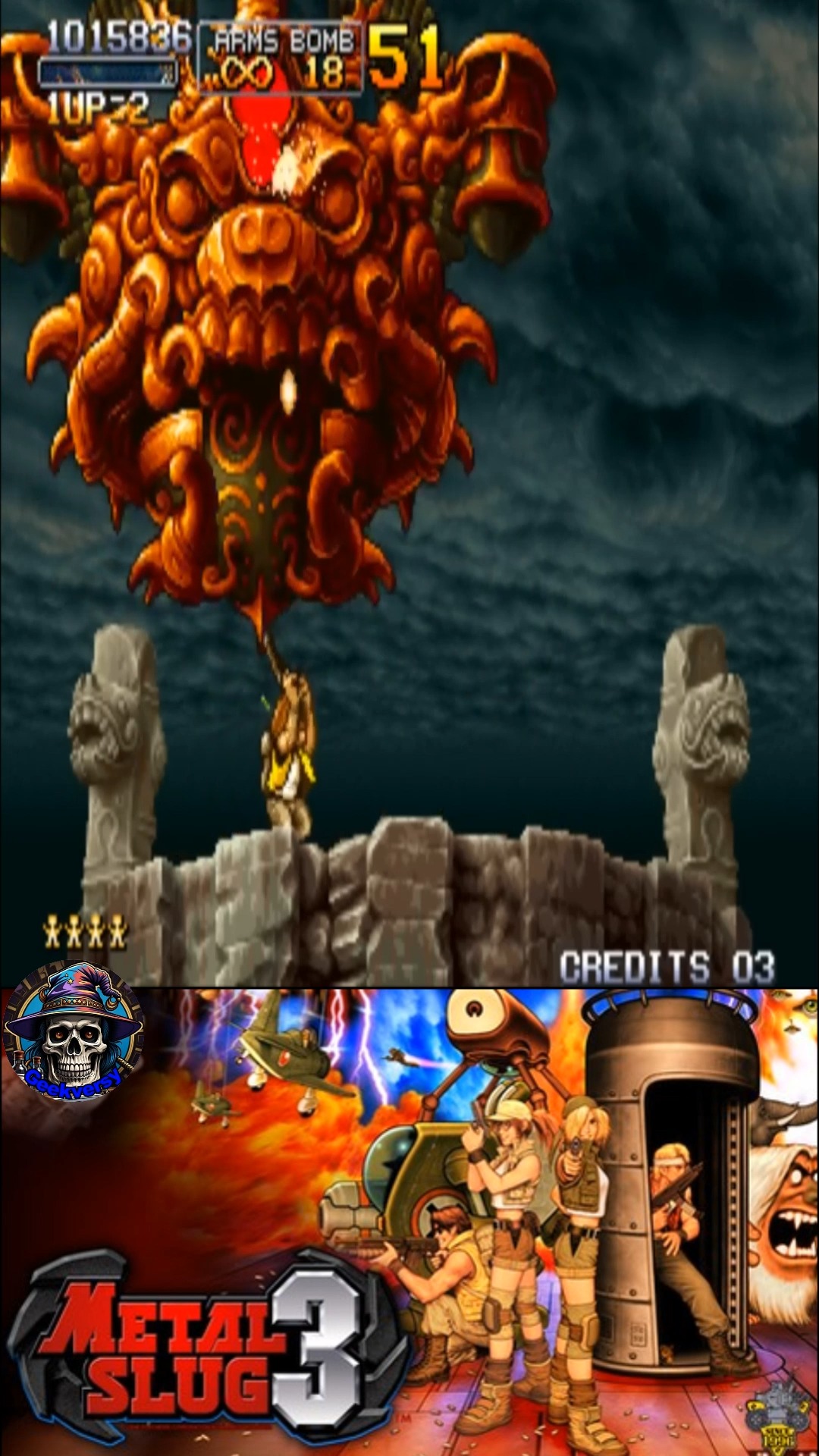 Metal Slug 3 - Boss 04 Sol Dae Rokker #arcade #neogeo #MetalSlug3 ...