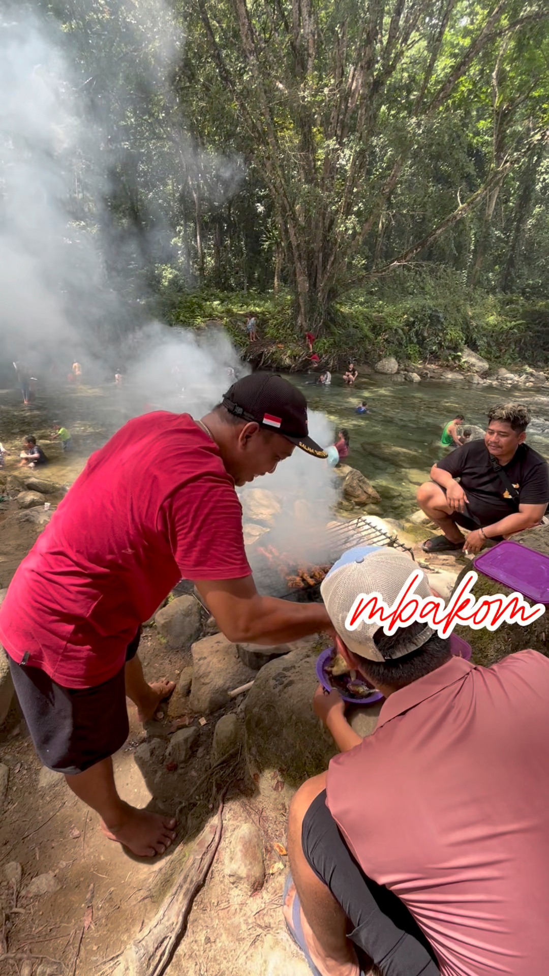 perjalanan ke kali dosay Kali dosay yang indah dan sejuk kali Dansari ...