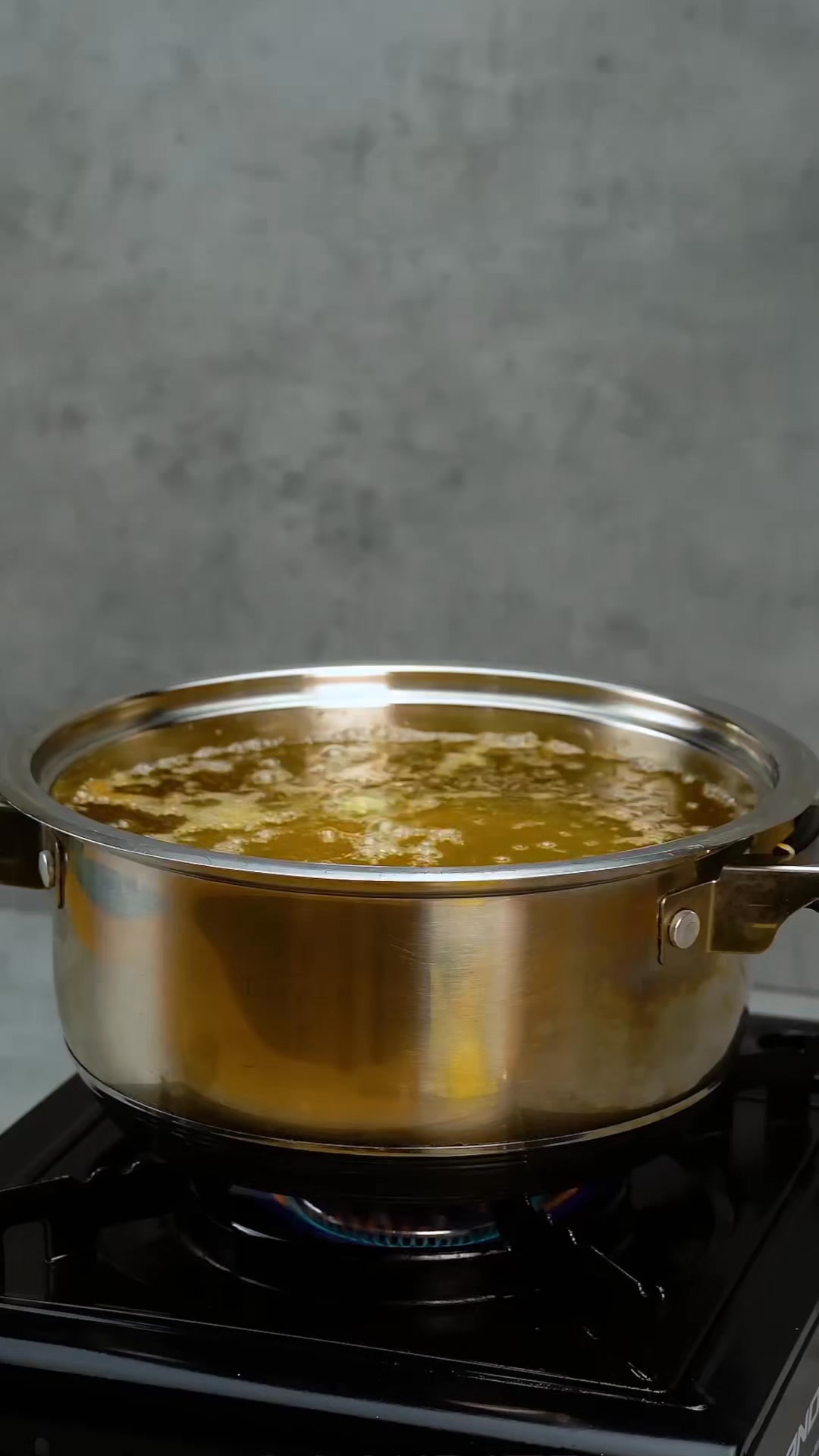 Put the chocolate into the boiling butter… and just watch the magic ...