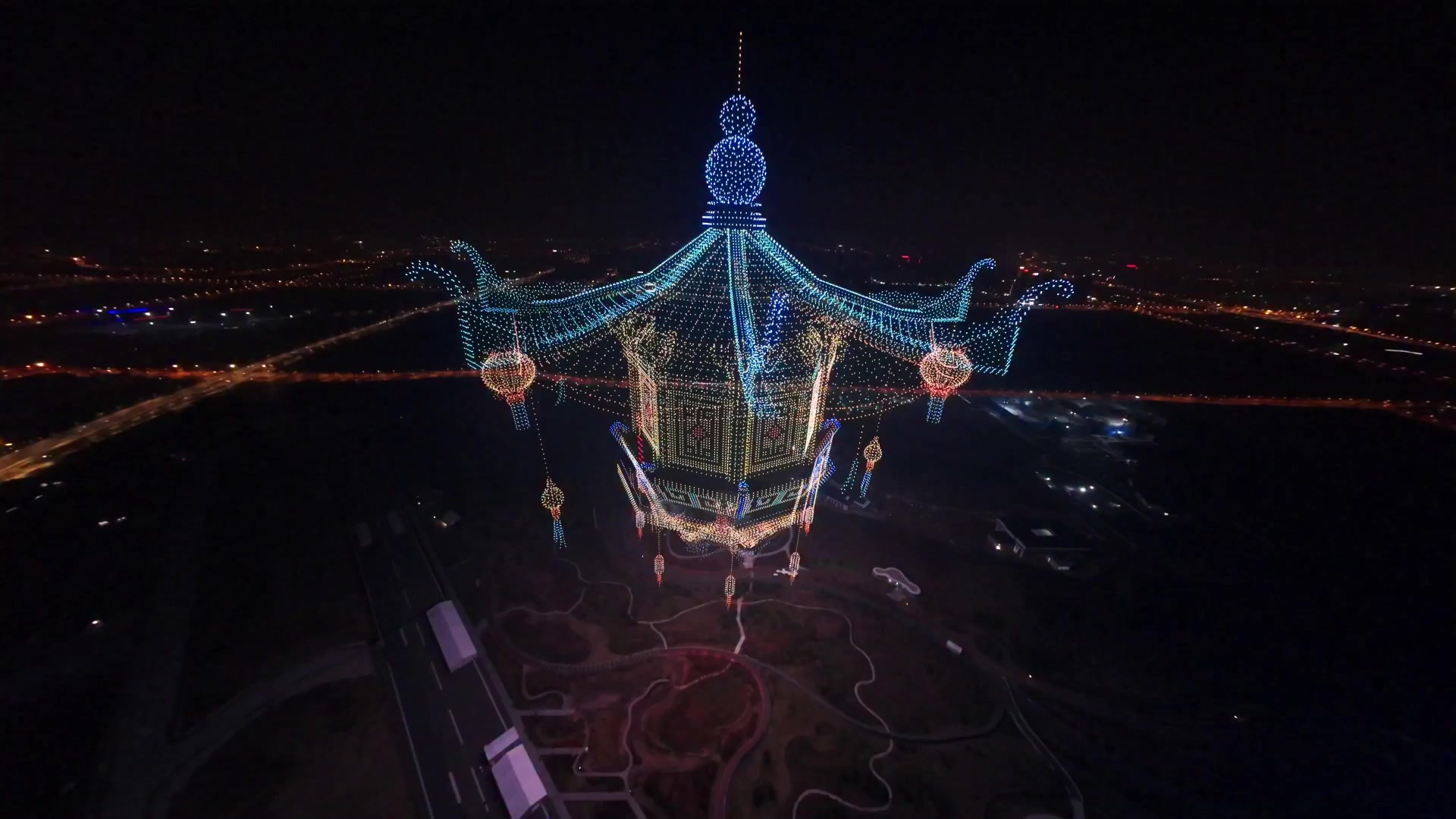 22,580 drones soared into the sky at the 2026 Spring Festival Gala in ...