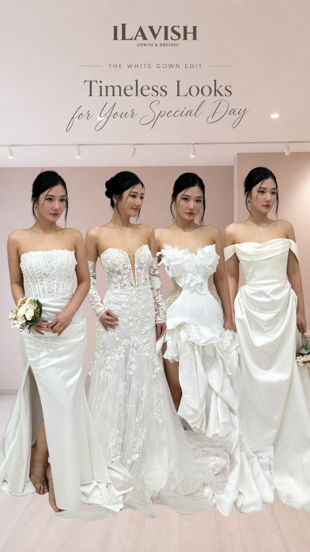 bridesmaid dresses kuala lumpur One wedding day, so many beautiful moments — from the ceremony, tea ceremony, and reception to the after party. 🤍, And yes, you can find all your bridal looks under one roof at iLavish — from timeless COLOR:WHITE/PLATINUM Collections. Collections: GAME DAY 40th Birthday Dresses for