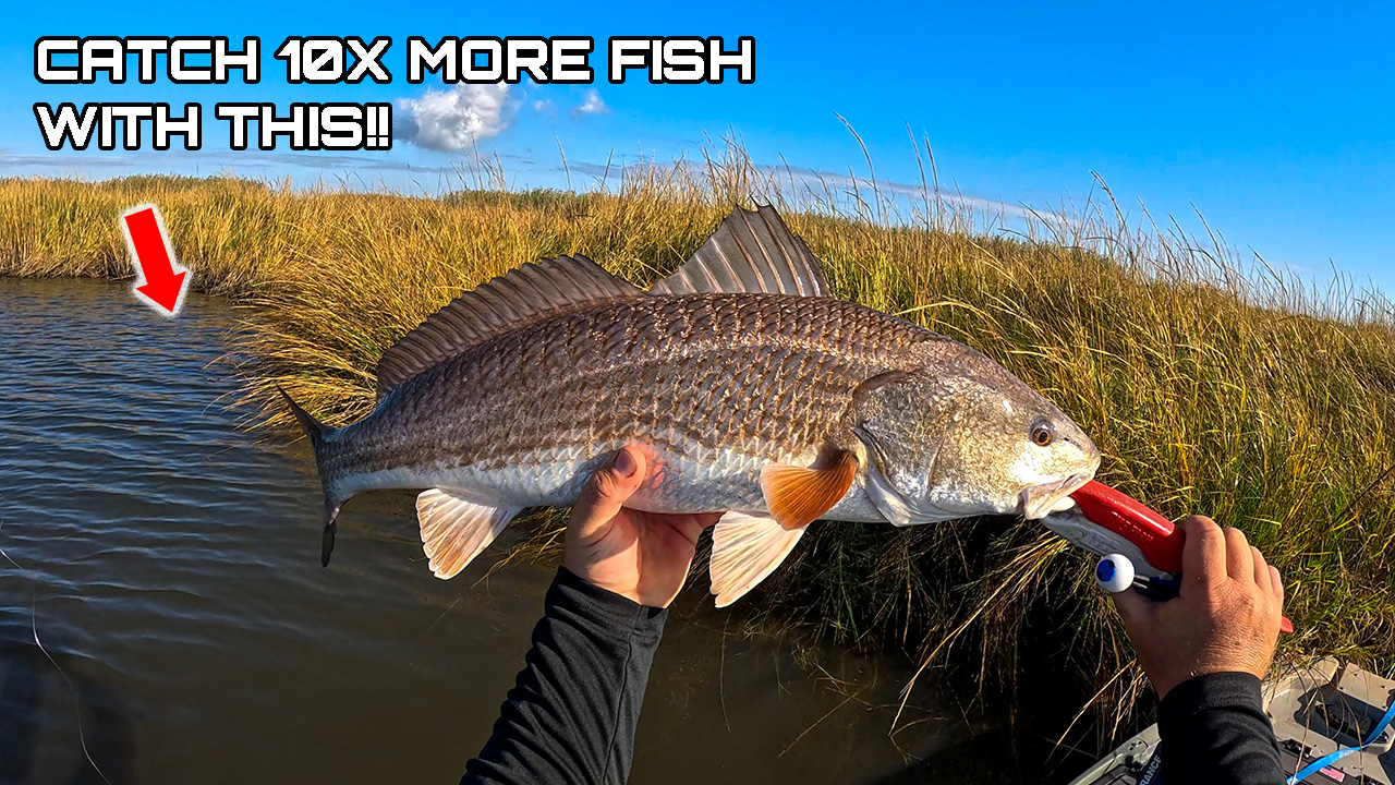 If you’ve ever struggled to catch redfish when the conditions are tough ...