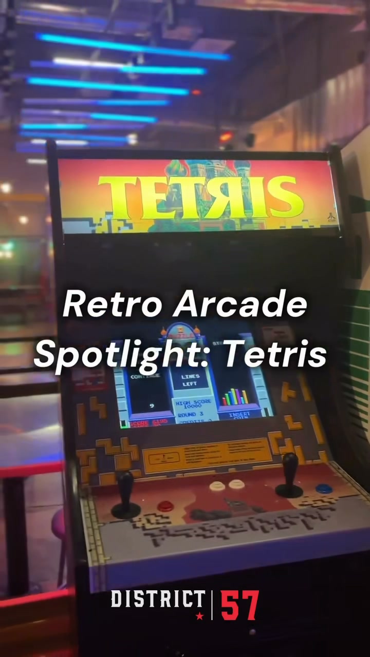 Retro arcade spotlight: Tetris! 👾🕹️ #thingstodoinclt