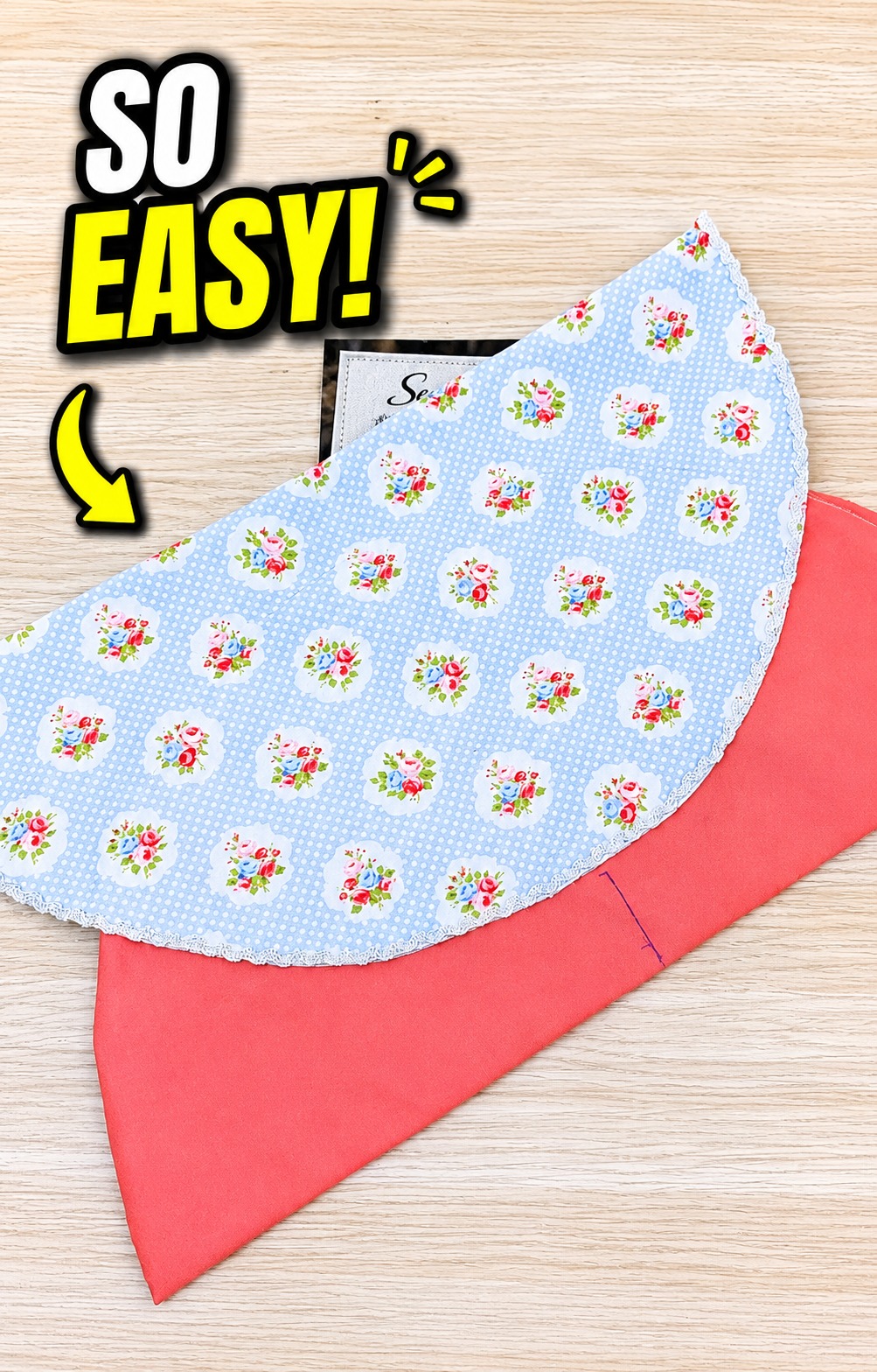 Cute tulip bag 🌷 A fun project to make and enjoy your time
