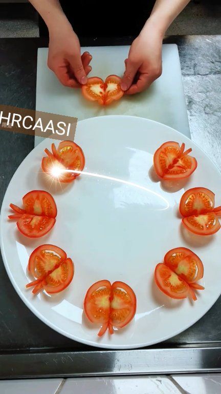 Beautiful cutting tomato decoration idea | Hans Rabaya Caasi | Facebook