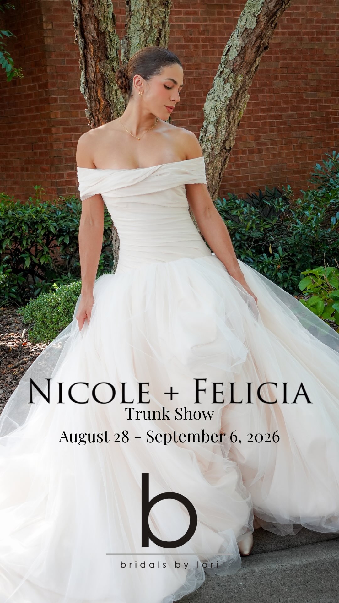 bridal by lori bridesmaid dresses Fanciful & Fabulous defines the Nicole + Felcicia Trunk Show 🤍✨🤍 , Exclusively available at Bridals until September 6, 2026 🗓️, Book your appointment while they are still available! , Nicole + length and sleeveless Laurie elegant plus size evening gowns Asymmetric Long-Sleeve Mini Dress Size:24.5