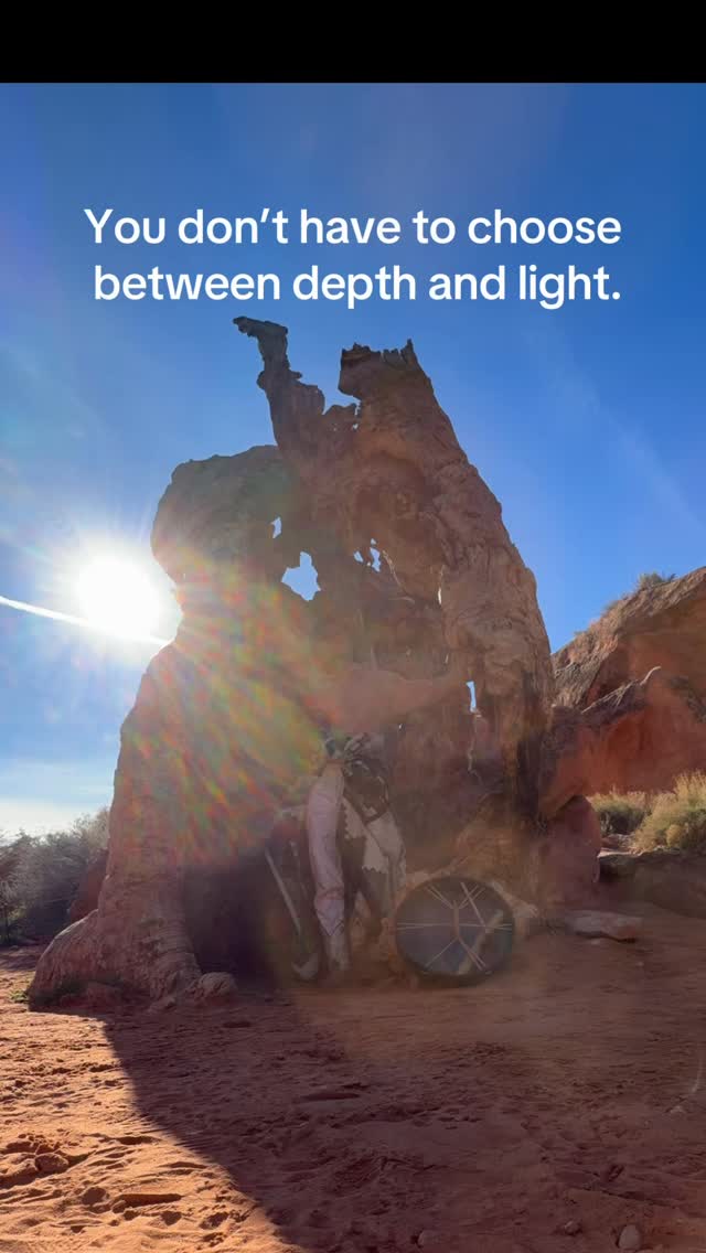 Depth & Light I was taught to choose. As if depth meant darkness and ...