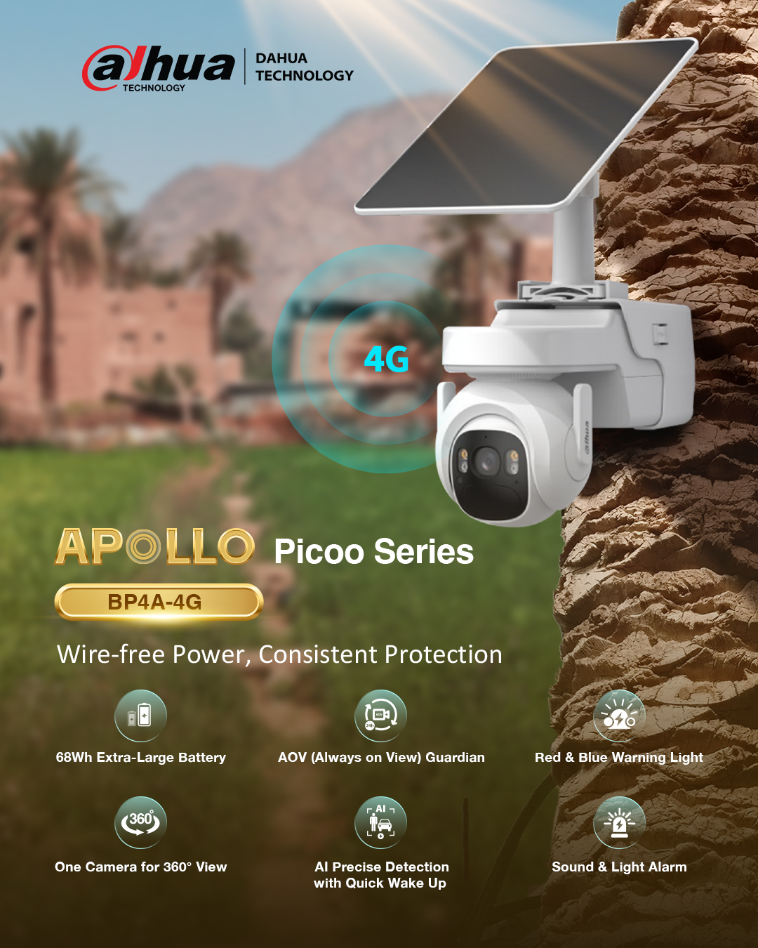 🌞 Powered by the sun. Protected by Dahua. Introducing the Apollo Picoo ...