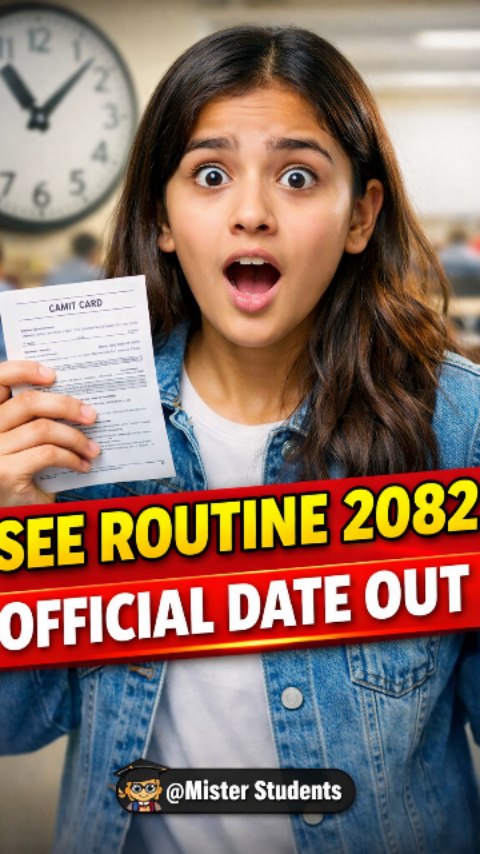 Class 10 SEE Exam Routine 2082 2083 Official Schedule Update | SEE SLC ...