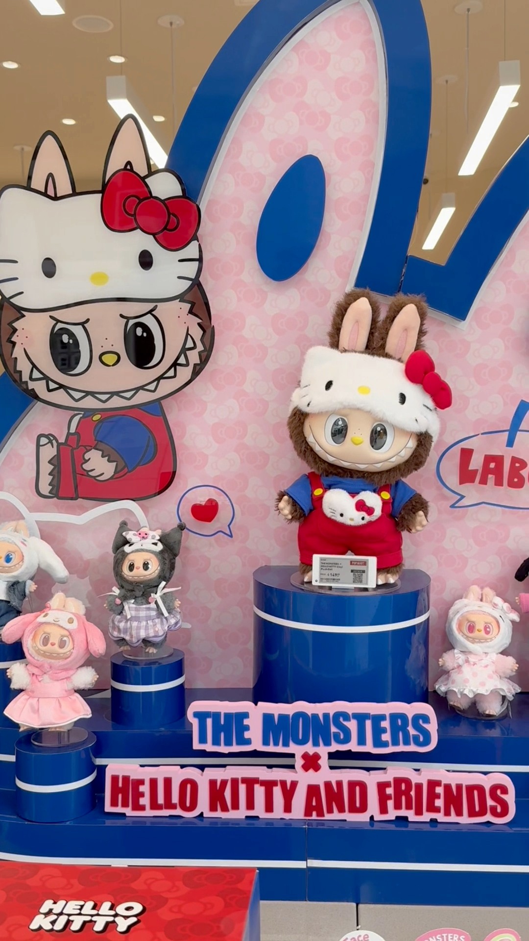 The Monsters x Hello Kitty and Friends Collection is now being