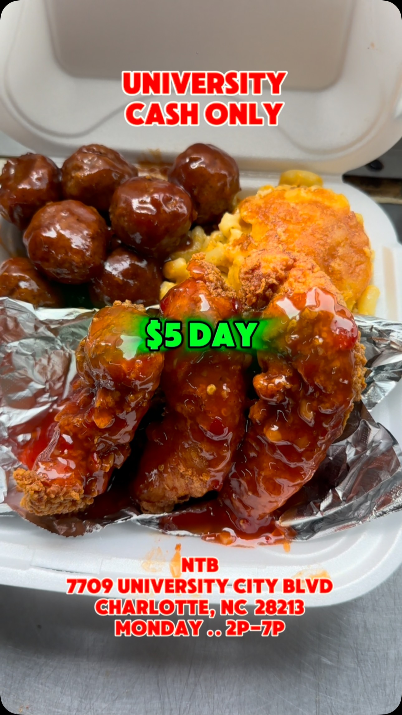 $5 MONDAYYYYYYYY University!!! CASH ONLYYY | Shells Kitchen LLC | Facebook