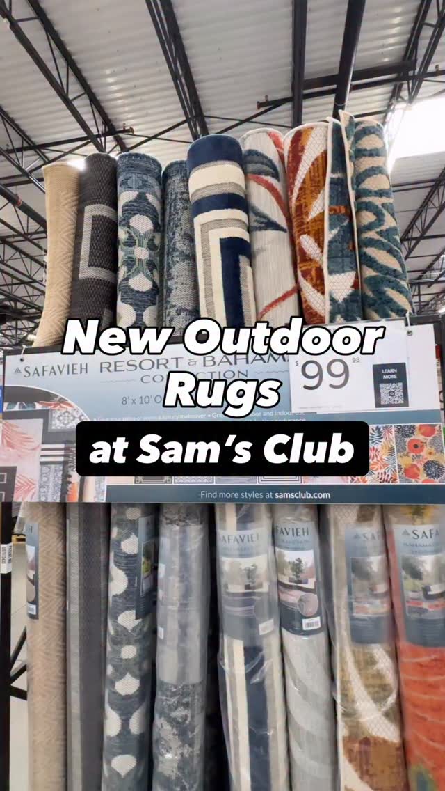 Beautiful new 8x10 Indoor/Outdoor rugs now at Sam’s Club! Get them now ...