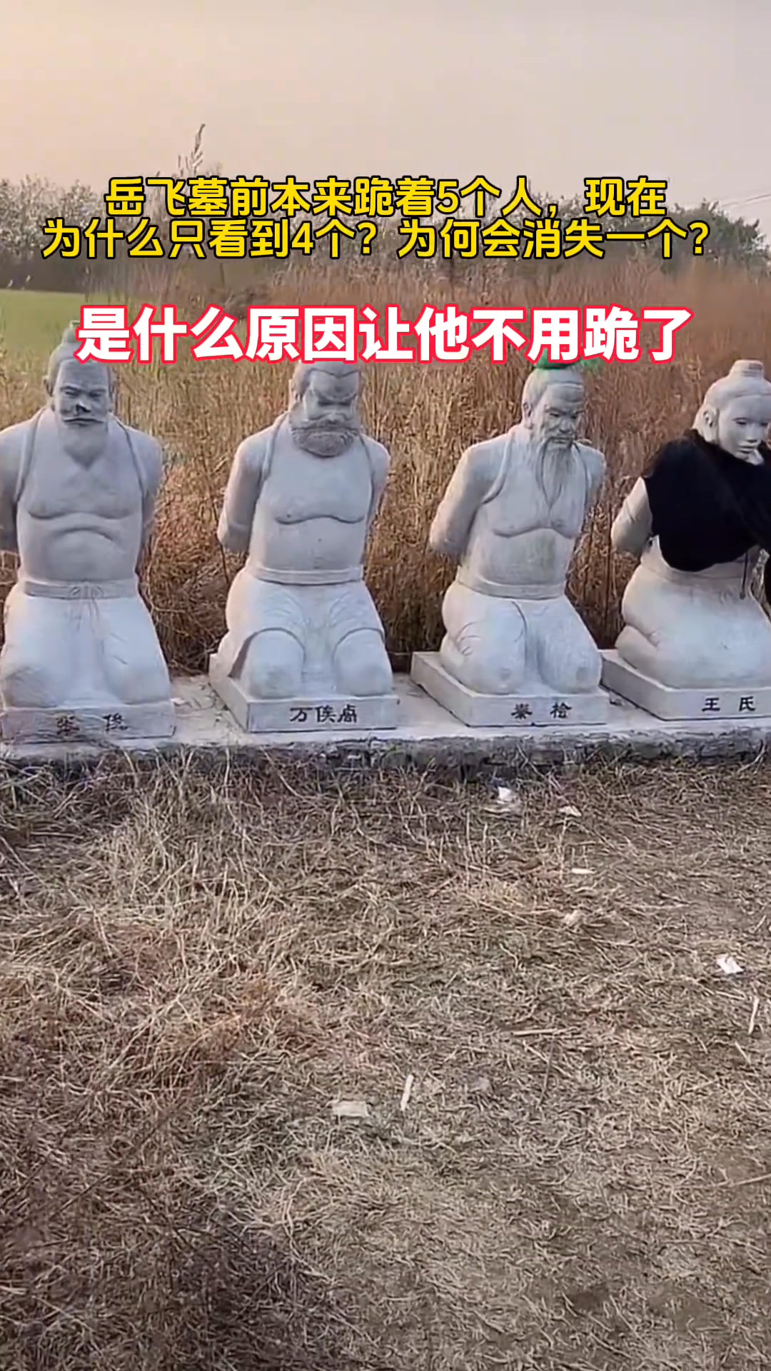 其實岳飛墓前的跪像，并不是一開始就有的，而是經過了幾個朝代的變遷，才逐漸形成的。 當時岳飛墓前還沒有秦檜等人的跪像，后來百姓為了表示對岳飛的 ...