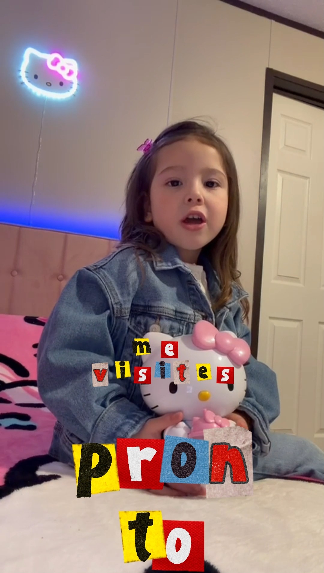 Tío Wintor te voy a mostrar mi cuarto, mi muñeca Hello Kitty y te ...