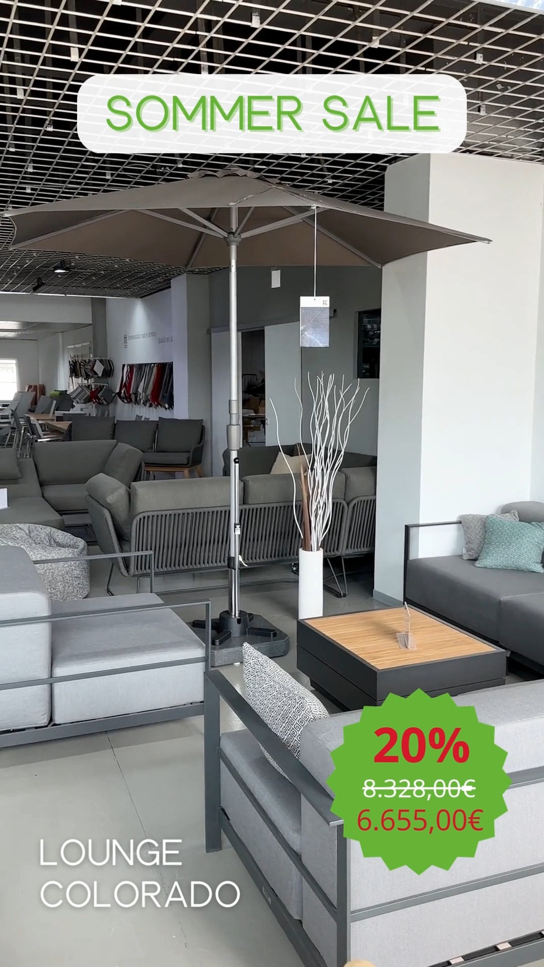 Der Sommer neigt sich dem Ende zu, aber wir haben noch unschlagbare Angebote für Dich! 💰, Sichere Dir jetzt noch bis zu 50% Rabatt auf unsere Ausstellungsstücke und Lagerware. , Komm bei uns vorbei