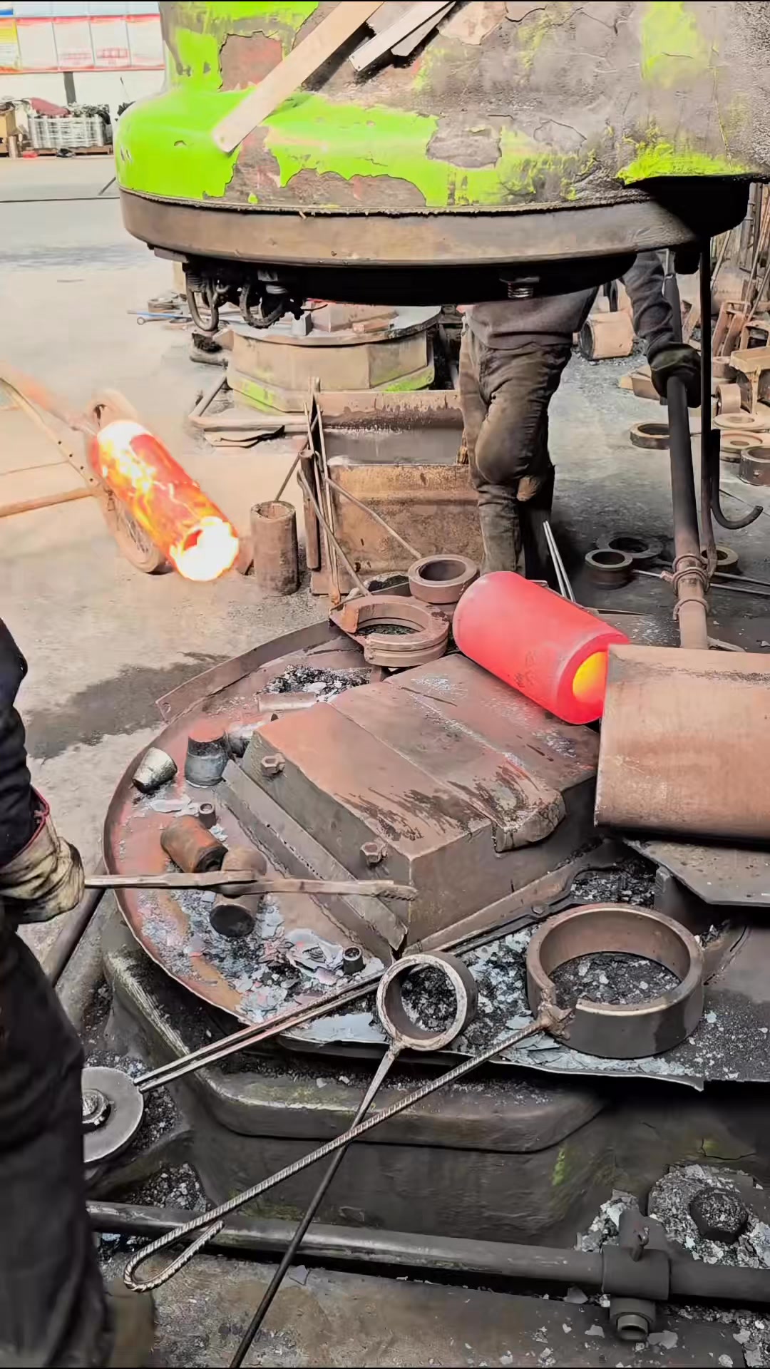 Every reliable pipeline starts from a solid forged blank.This is a ...