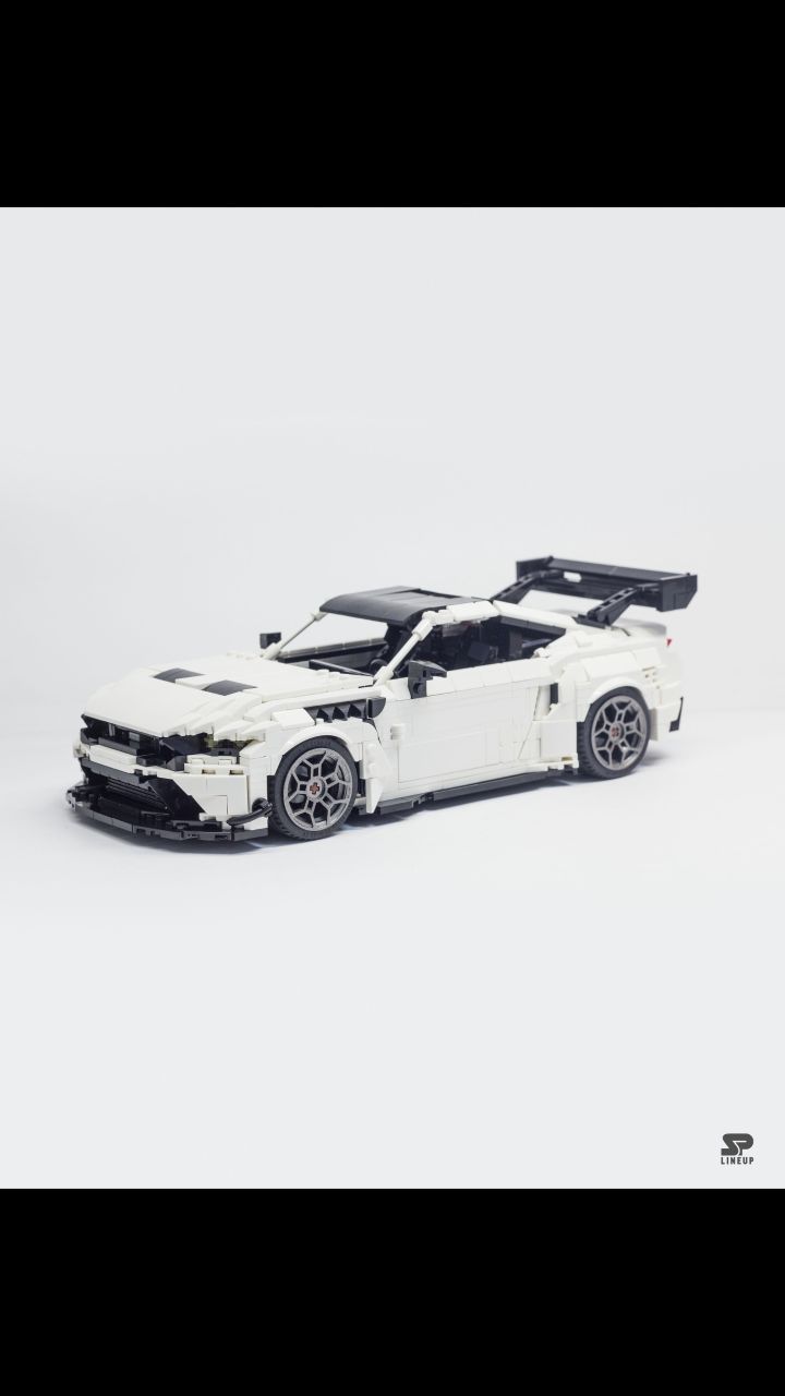 Building the FORD MUSTANG GTD, custom LEGO brick build display model ...