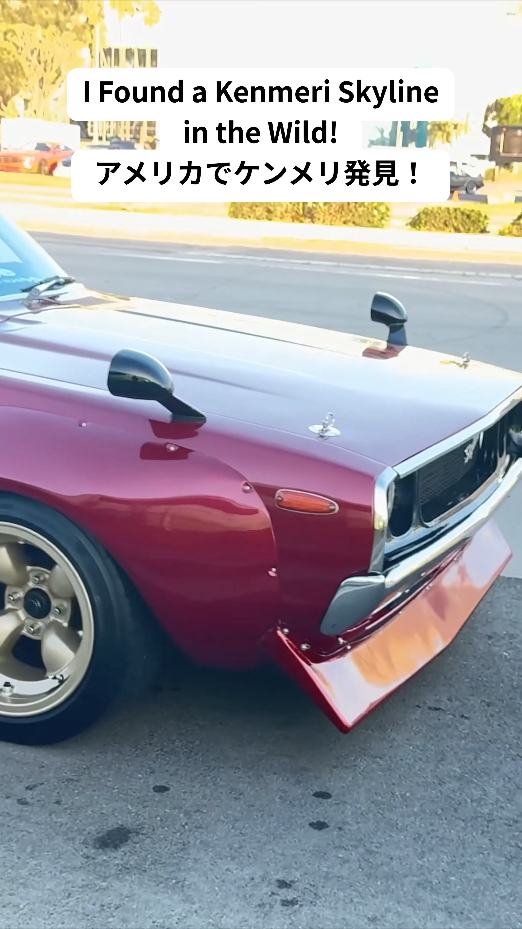 ⋆˖♔マリー♔˖⋆　ハコスカ I found a Kenmeri Skyline in plain sight in Los Angeles at