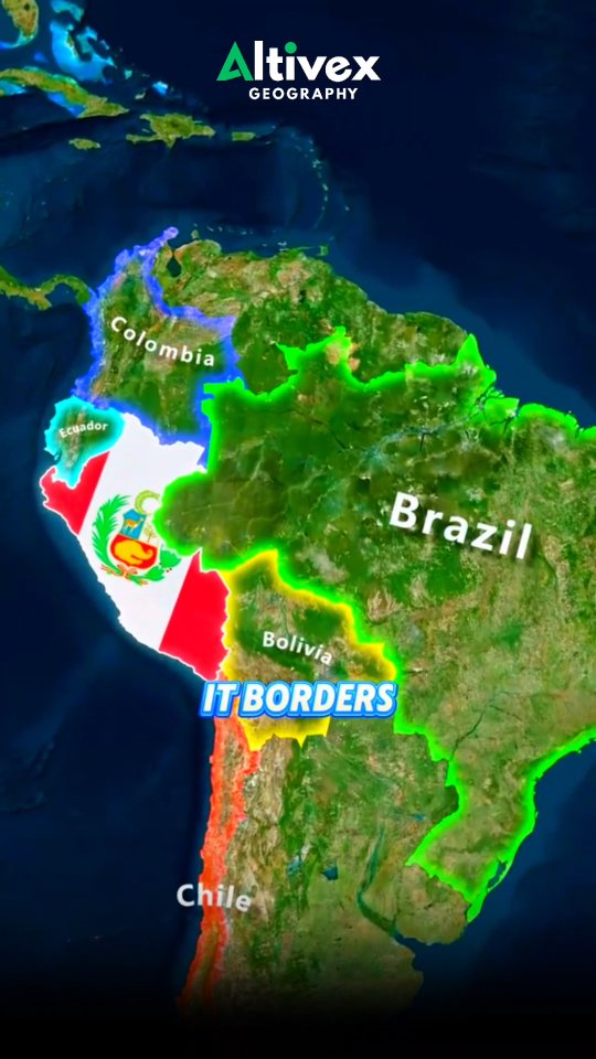 Peru 🇵🇪 is a South American country known for Machu Picchu, the Andes ...