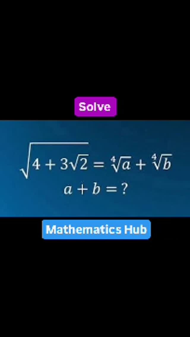 Solve #viralreels #viral #maths #solve #simplify | Mathematics Hub ...