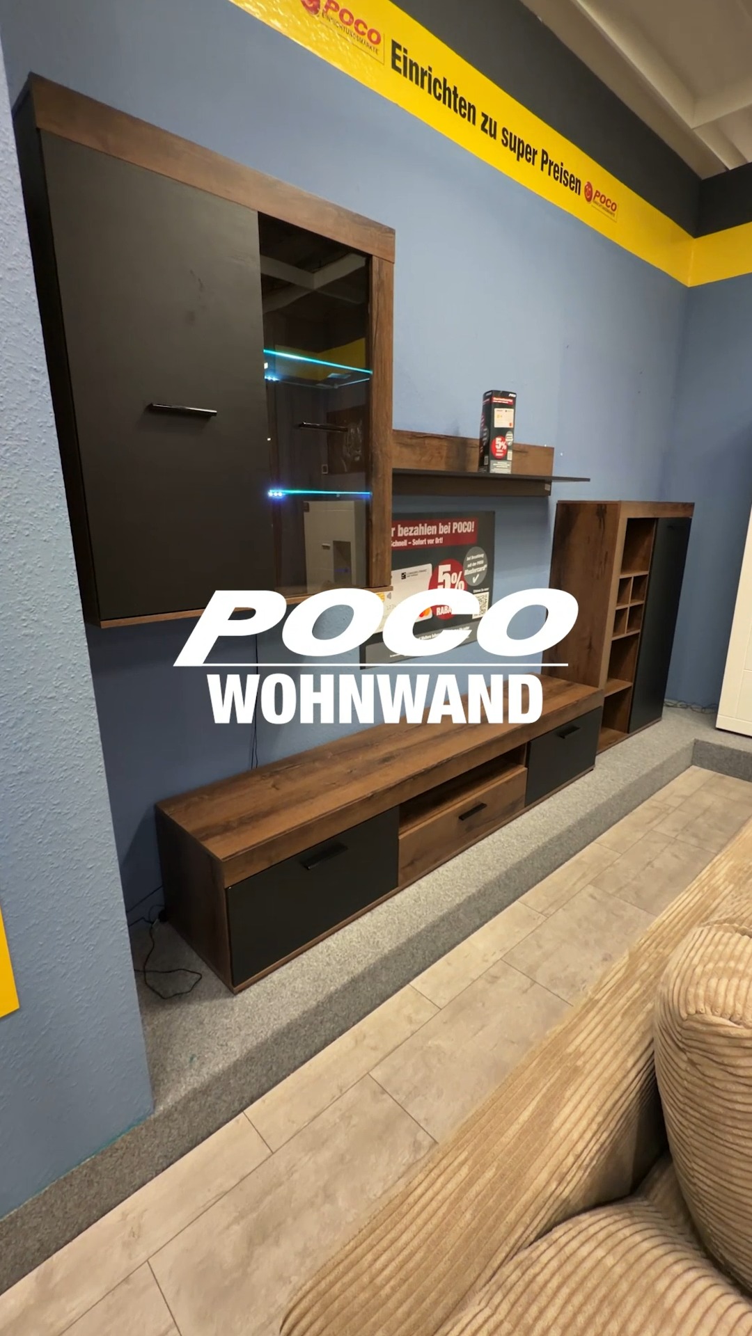 Nur POCO-Legenden kennen den Preis..., #wohnwand #möbel #wohnen #deko #wohnidee #BudgetFriendly, #Schnäppchen #poco | POCO Einrichtungsmärkte