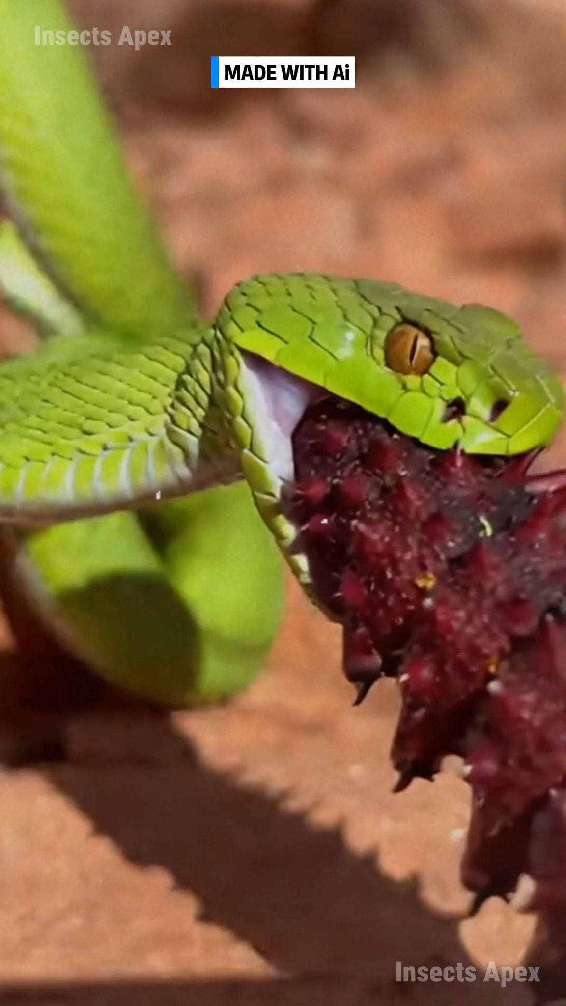 The Toxic-Green Viper begins the ultimate standoff, forcing the ...