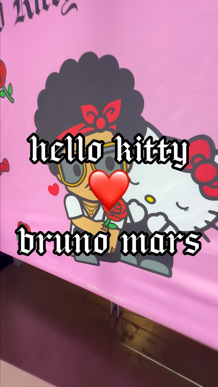 Bruno Mars X Hello Kitty Cafe has landed in Las Vegas
