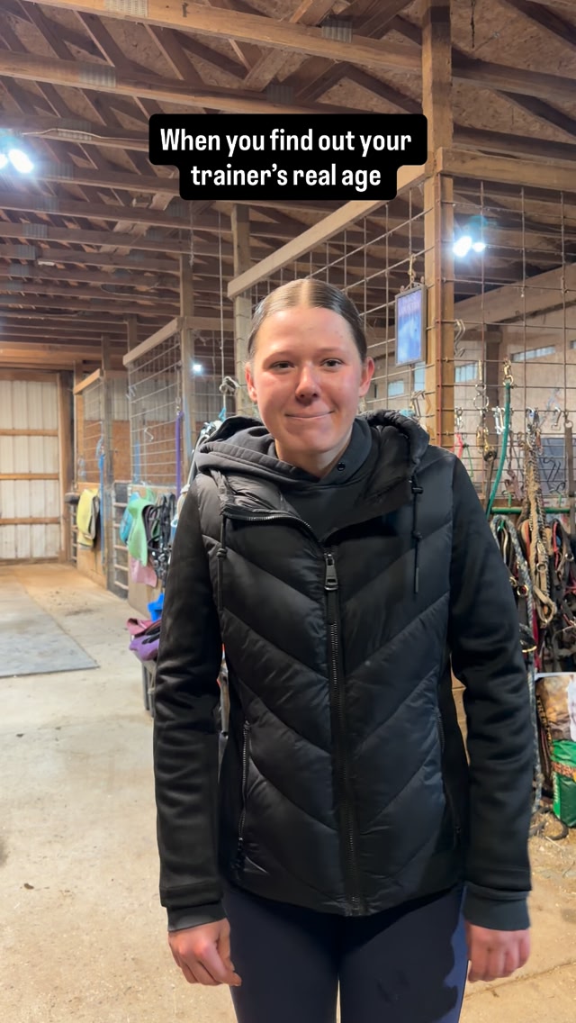 When you find your trainer’s real age #equestrian #eventing #horses # ...