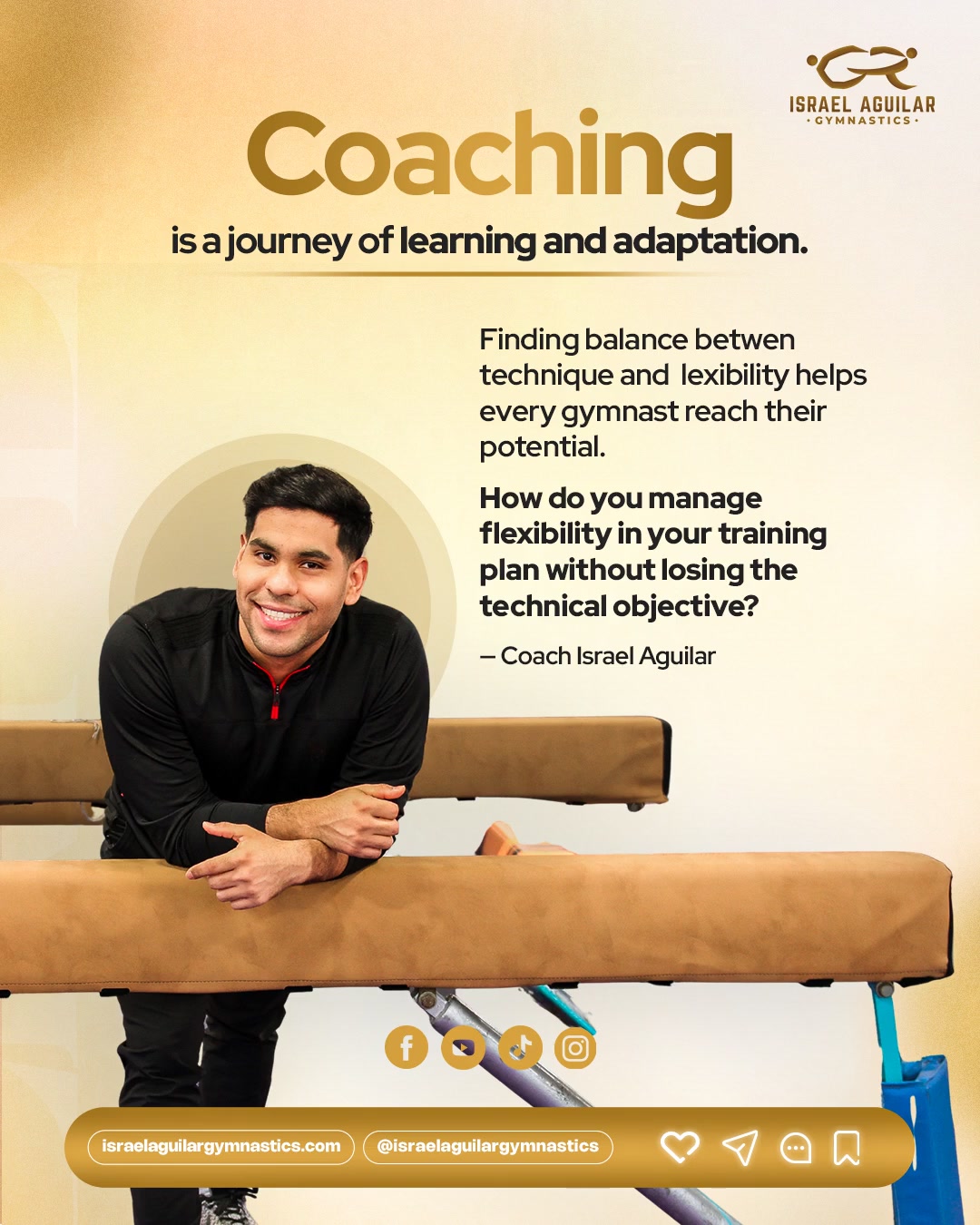 Adaptability is one of the most important skills in gymnastics coaching ...