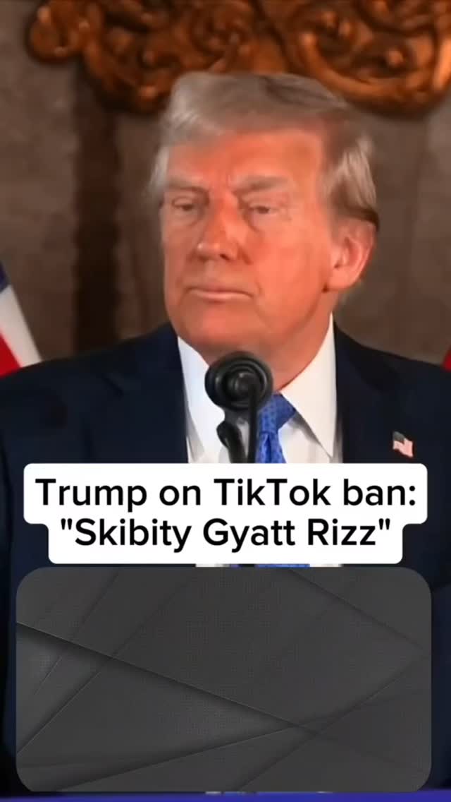 President-elect Trump said Monday that he has “Skibity Rizz” in his ...