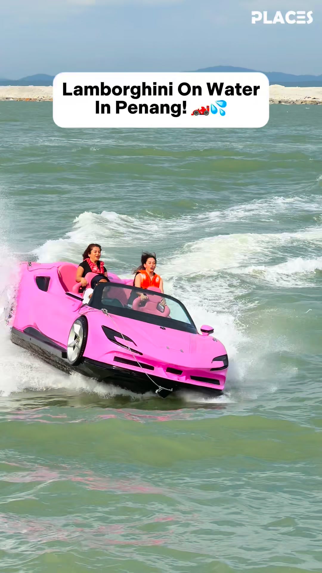 Lamborghini On Water In Penang! 🏎️💦 . 📌 This is Atri Pro Fishing ...