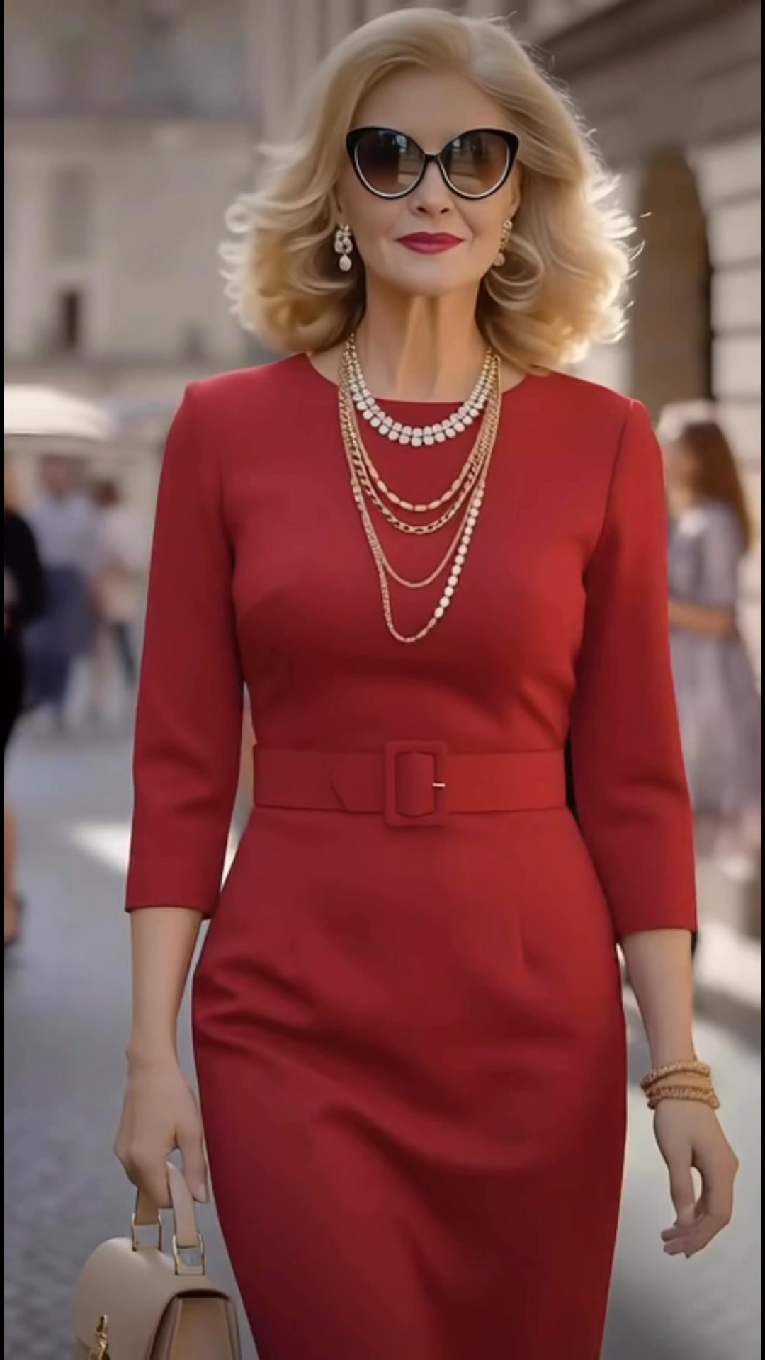 Ela chega com presença e elegância, dominando o ambiente com estilo ...
