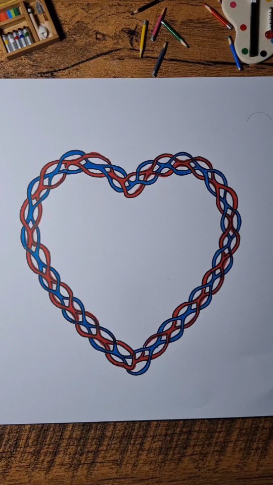 How to draw a heart step by step #art | condsty | Facebook