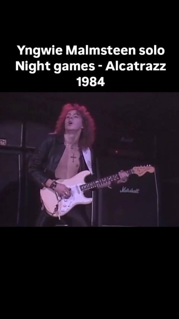 Yngwie Malmsteen solo Night games Alcatrazz 1984