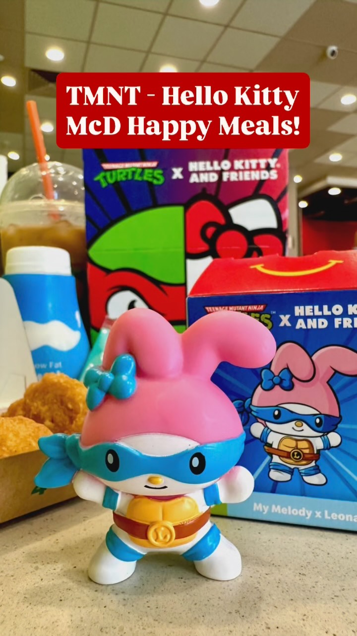 Teenage Mutant Ninja Turtles - Hello Kitty mini figurines in