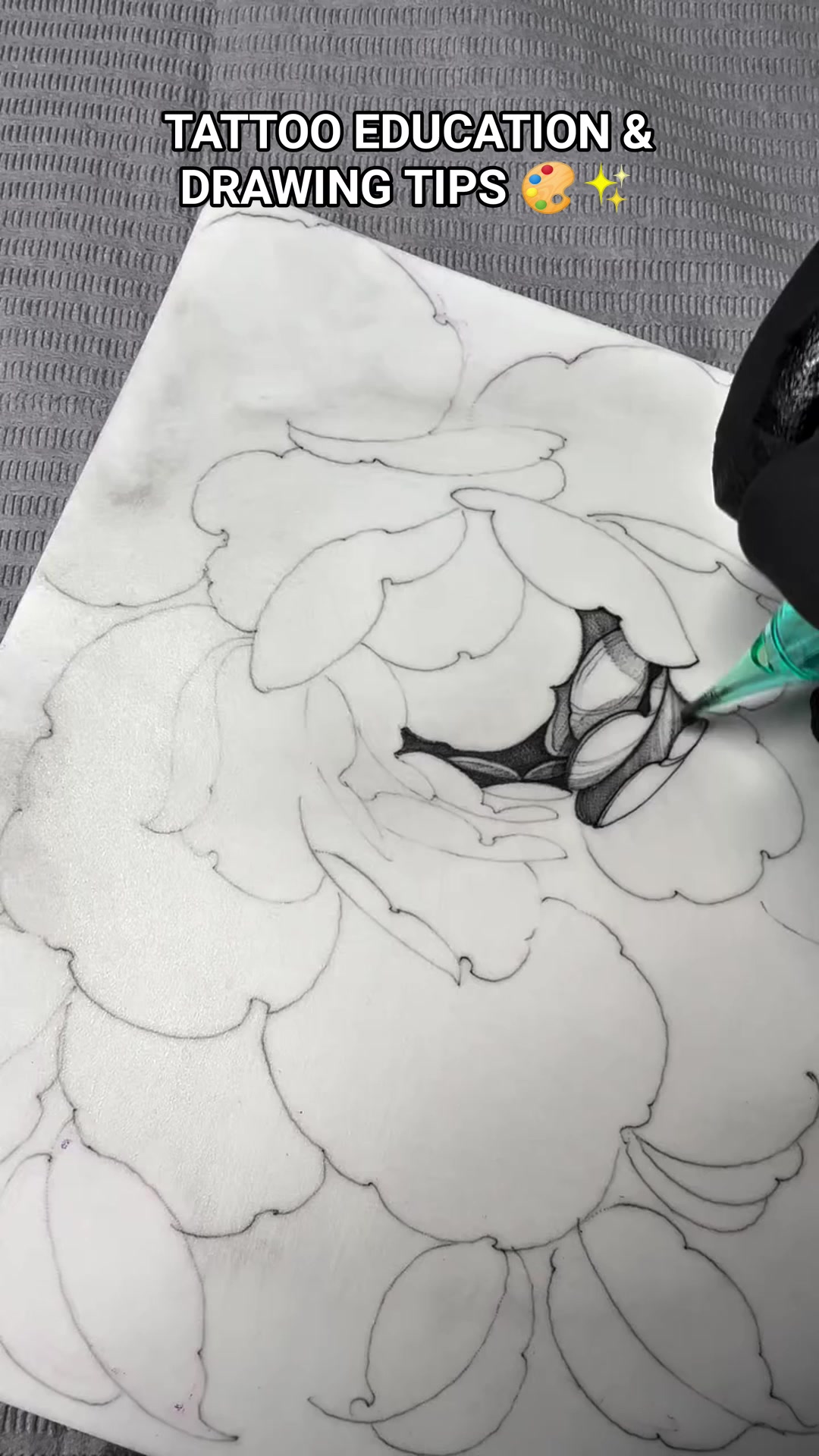 Patchy shading in tattooing is usually caused by **inconsistent ...
