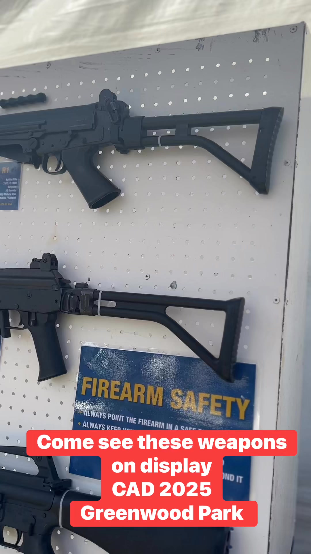 Crime Awareness Day 2025 is two weeks away Come visit these firearms on ...