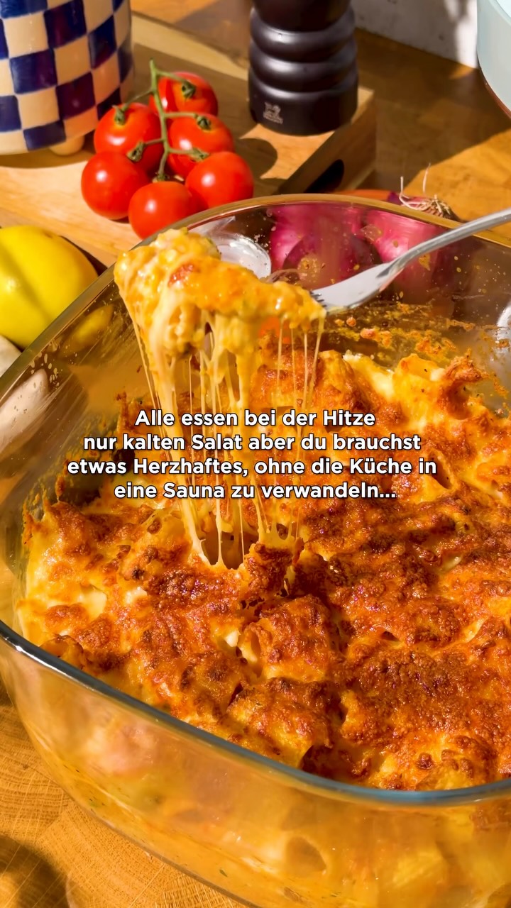 🍝 🍅 REZEPT: „Cremige Pastasauce aus dem Airfryer“, ZUTATEN, • 3 Paprika (rot und gelb), • 1 Zucchini, • 150g Tomaten (nach Wahl), • 2 Karotten, • 1 rote Zwiebel, • 10g Petersilie, • 400g Nudeln, •