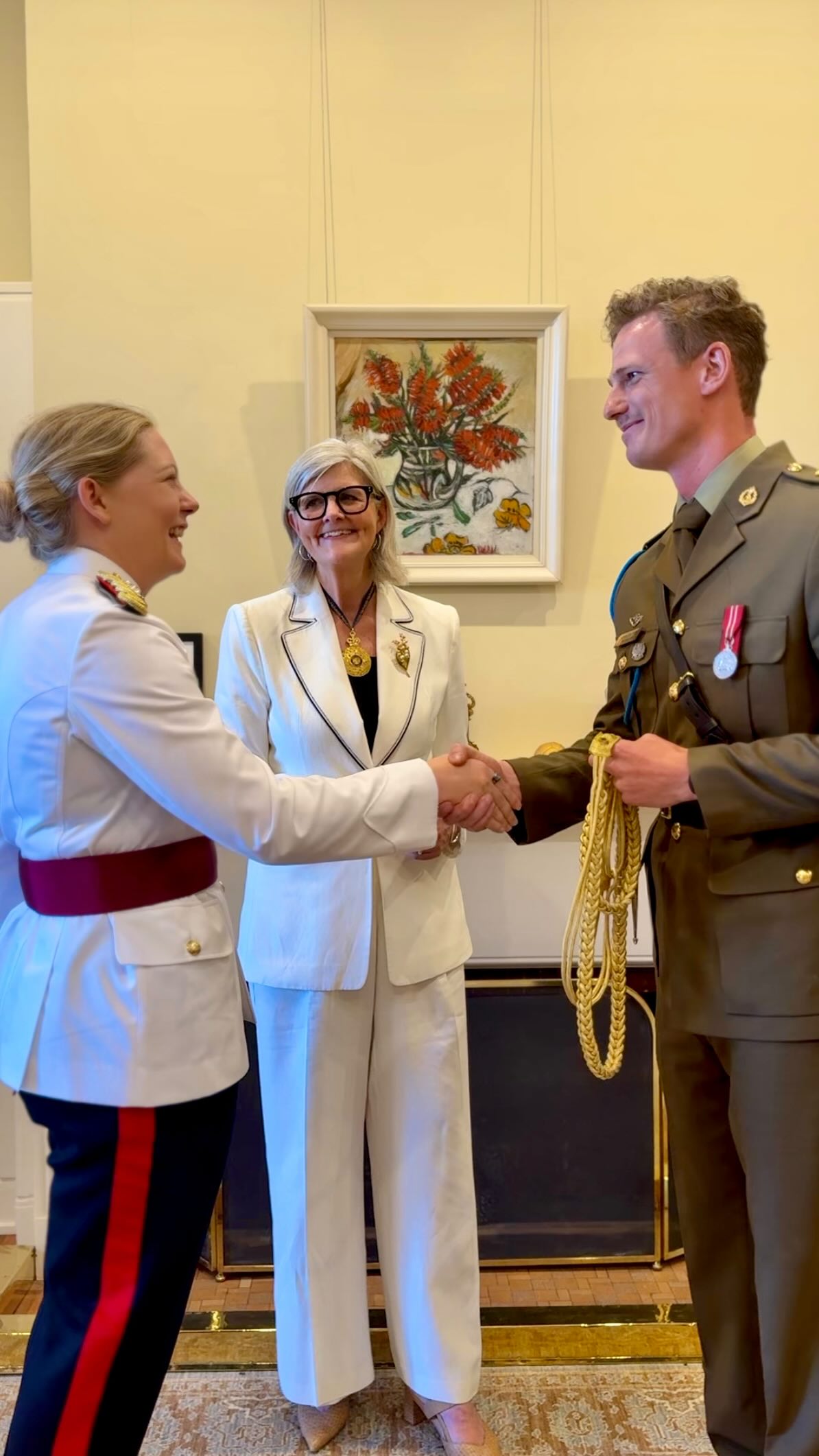 The Governor-General is supported by three Aides-de-Camp — one each ...