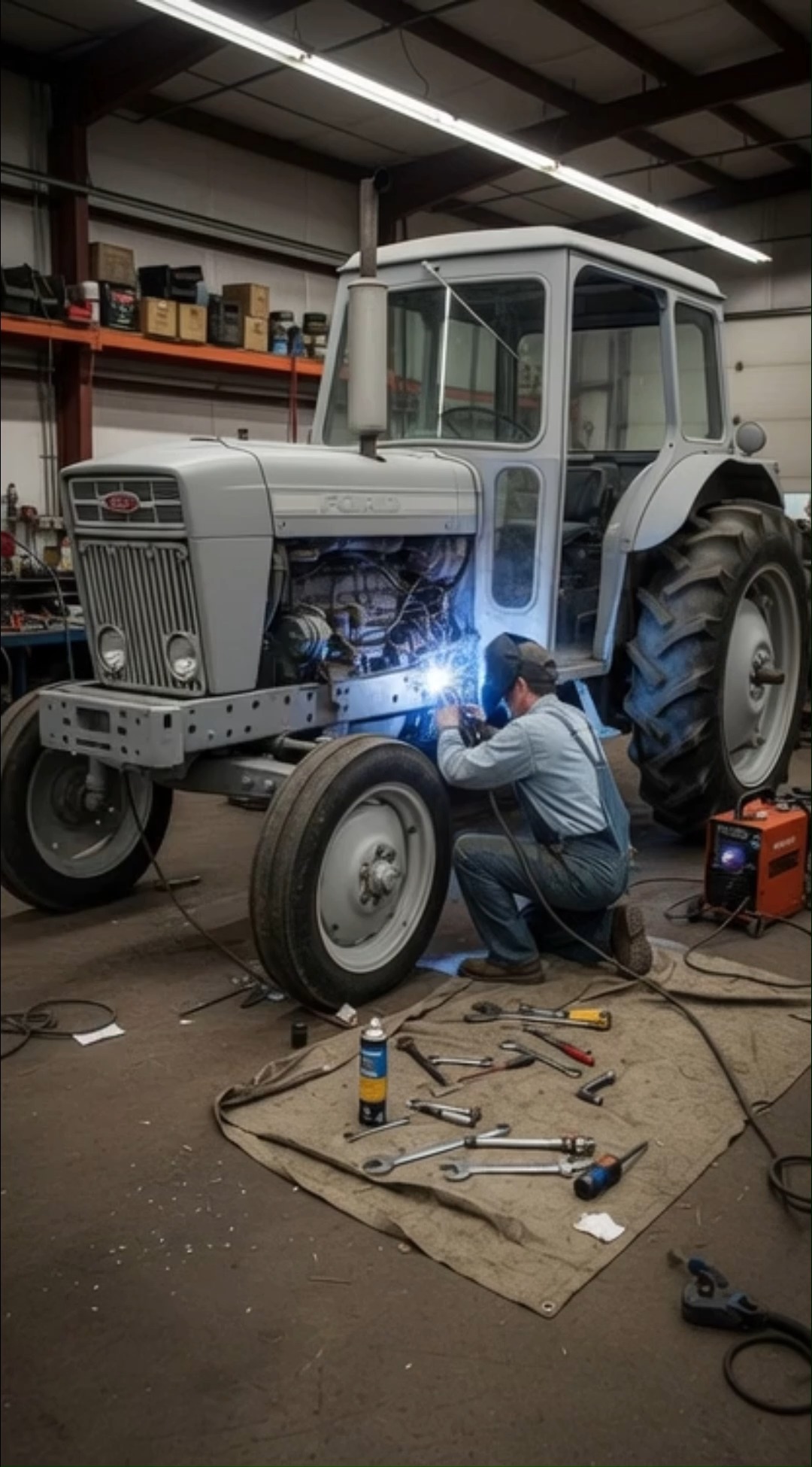 Experience a full human-driven time-lapse restoration of a classic Ford ...