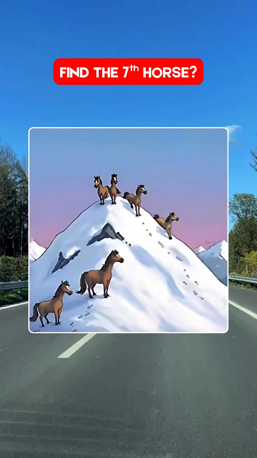 Find the 7th horse? #quiz #fun #QuizTime #brainteaser #puzzle # ...