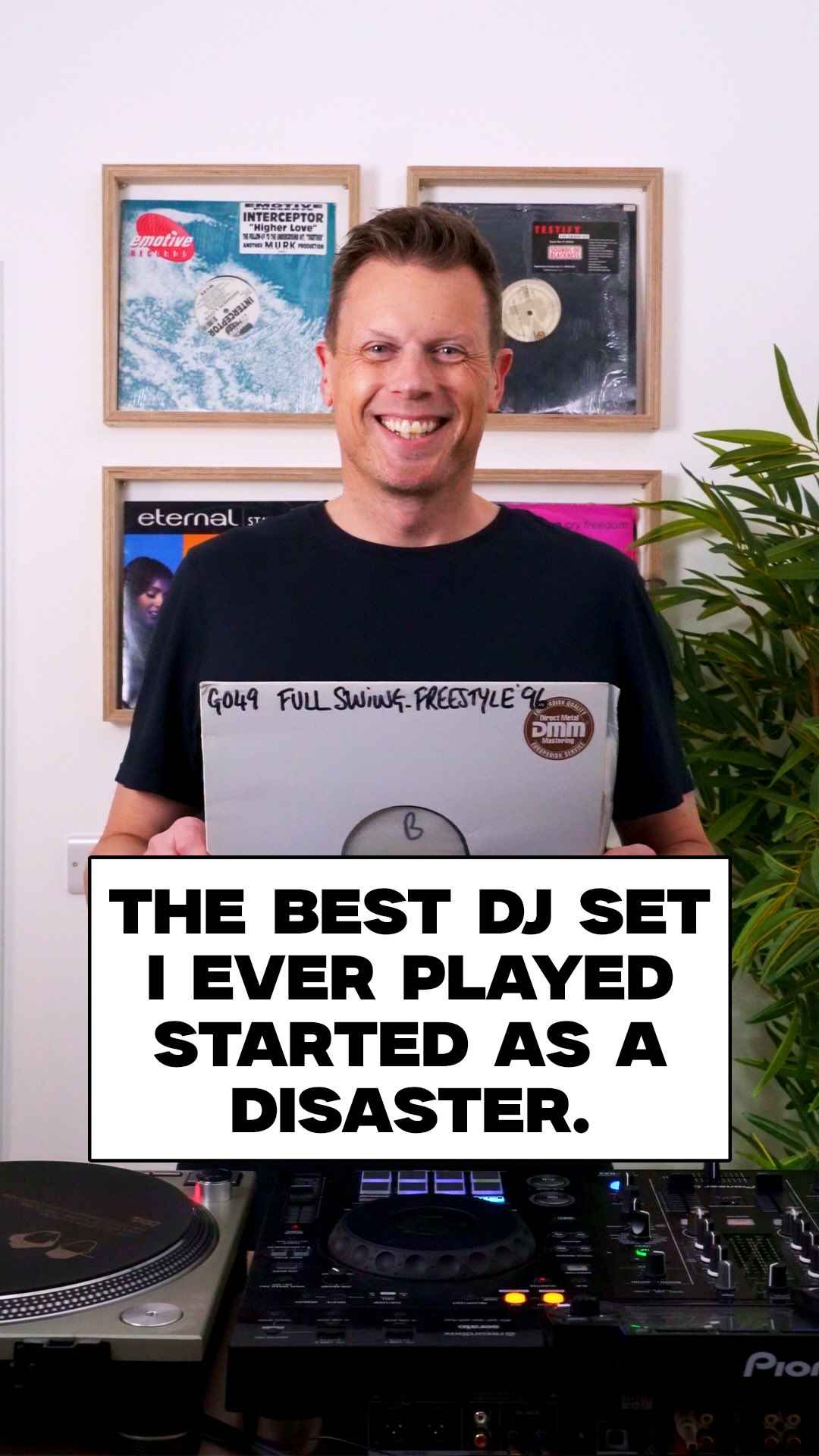 Sometimes knowing your music beats having the perfect records. (This ...