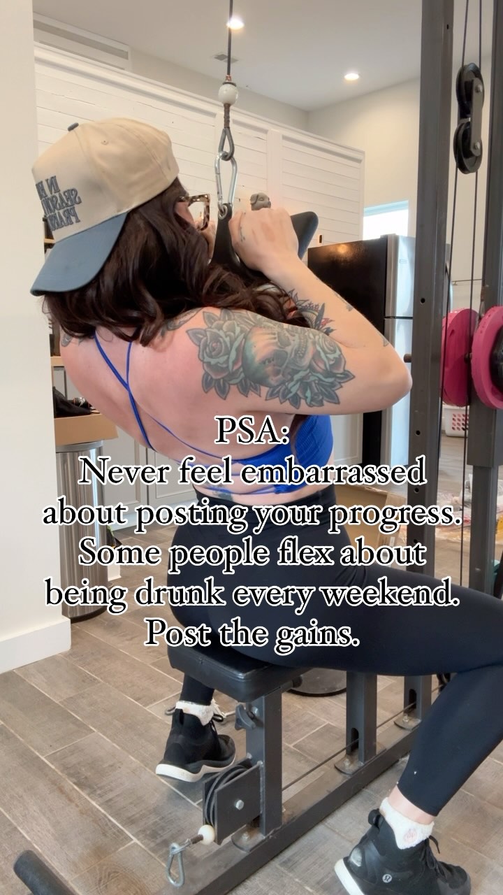 Posting your gym pics, progress photos or videos and bragging on ...